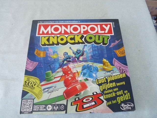 Monopoly Knockout Bordspel - Nederlandse Editie - Nieuw, Een of twee spelers, Ophalen of Verzenden, Nieuw, Monopoly