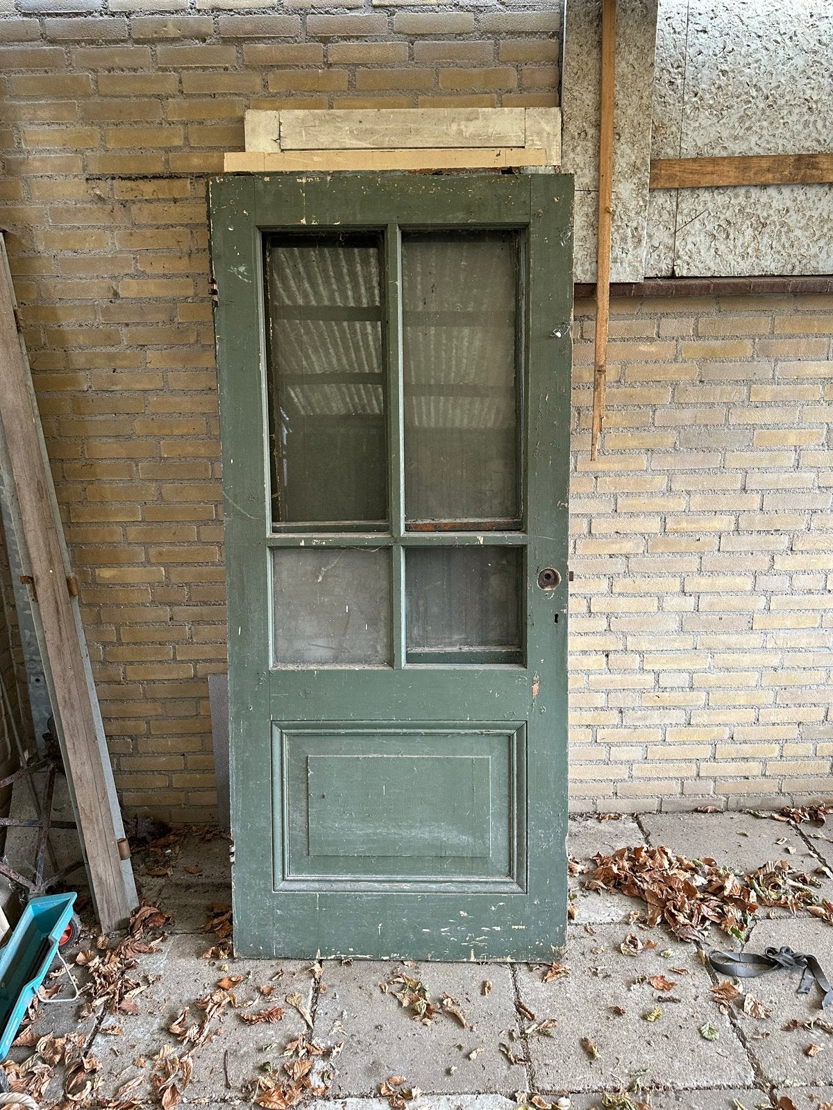 Oude paneeldeuren met glas - Diverse maten, Ophalen, Gebruikt, 80 tot 100 cm, Binnendeur