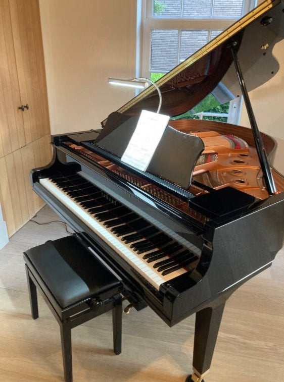 LED pianolamp – aluminium – USB – flexibele zwanenhals, Muziek en Instrumenten, Ophalen, Zo goed als nieuw, Overige kleuren, Vleugel