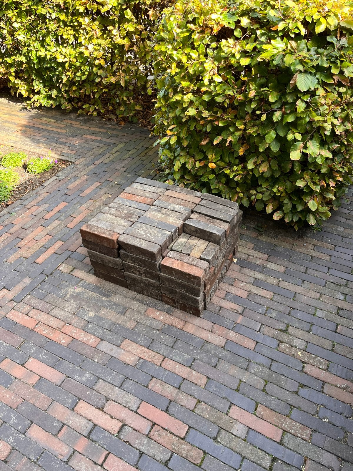 Waaltjes klinkers 20x5x6 cm voor circa 1,5m2, Tuin en Terras, Ophalen, Overige materialen, Gebruikt, Klinkers