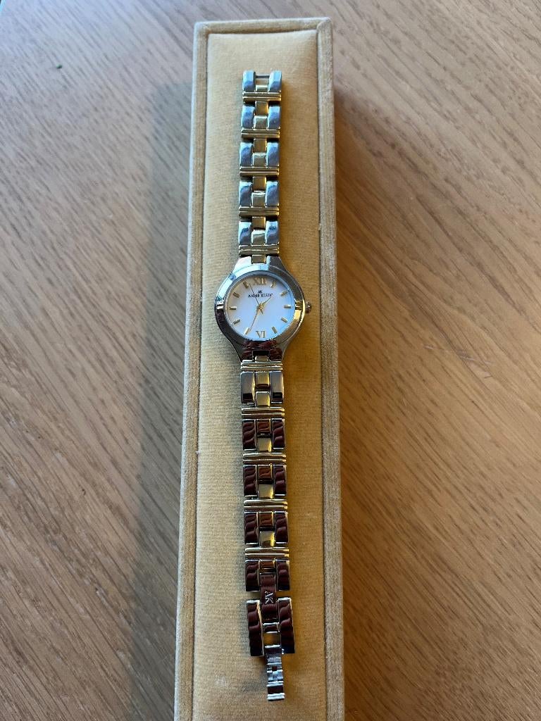 Dameshorloge Anne Klein, Sieraden, Tassen en Uiterlijk, Horloges | Dames, Ophalen of Verzenden, Zo goed als nieuw, Staal, Overige merken