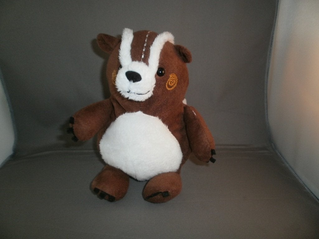 happy horse eekhoorn bruin wit velours riverside squirrel, Nieuw, Ophalen of Verzenden, Wasbaar, Middelgroot (20 tot 80 cm)