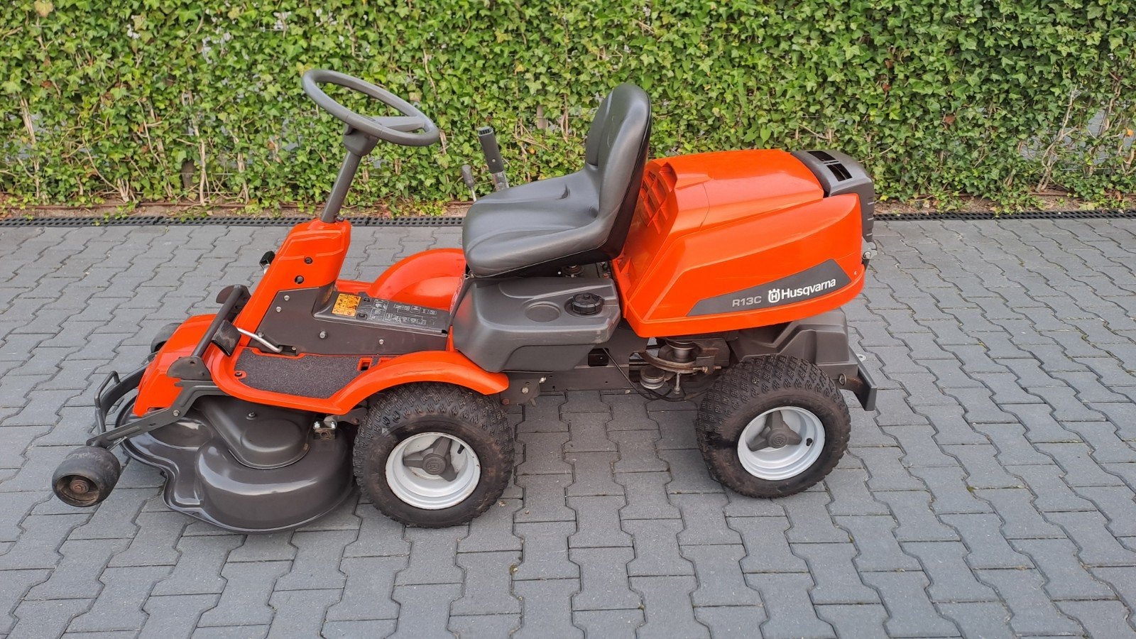 Husqvarna Rider R13C Hydrostaat nieuwmaaidek, Gebruikt, Mulchfunctie, Ophalen of Verzenden, 90 tot 120 cm