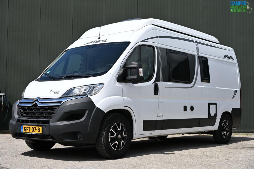 Pössl 2Win Plus 600 |2019|Slaapdak|4pers|Trekhaak|Voortent, Caravans en Kamperen, Campers, Ringverwarming, Pössl, Bedrijf, Verwarmde buitenspiegels