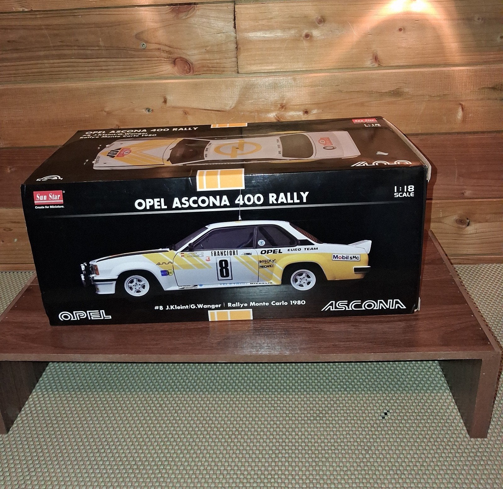 Sunstar- Opel Ascona 400 Rally, Hobby en Vrije tijd, Modelauto's | 1:18, Ophalen of Verzenden, Nieuw, Overige merken