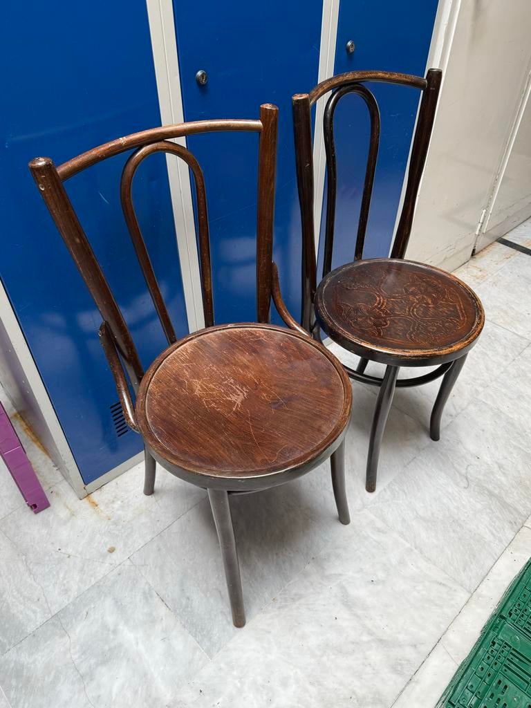 Set van 5 Thonet Bentwood Stoelen, Ophalen