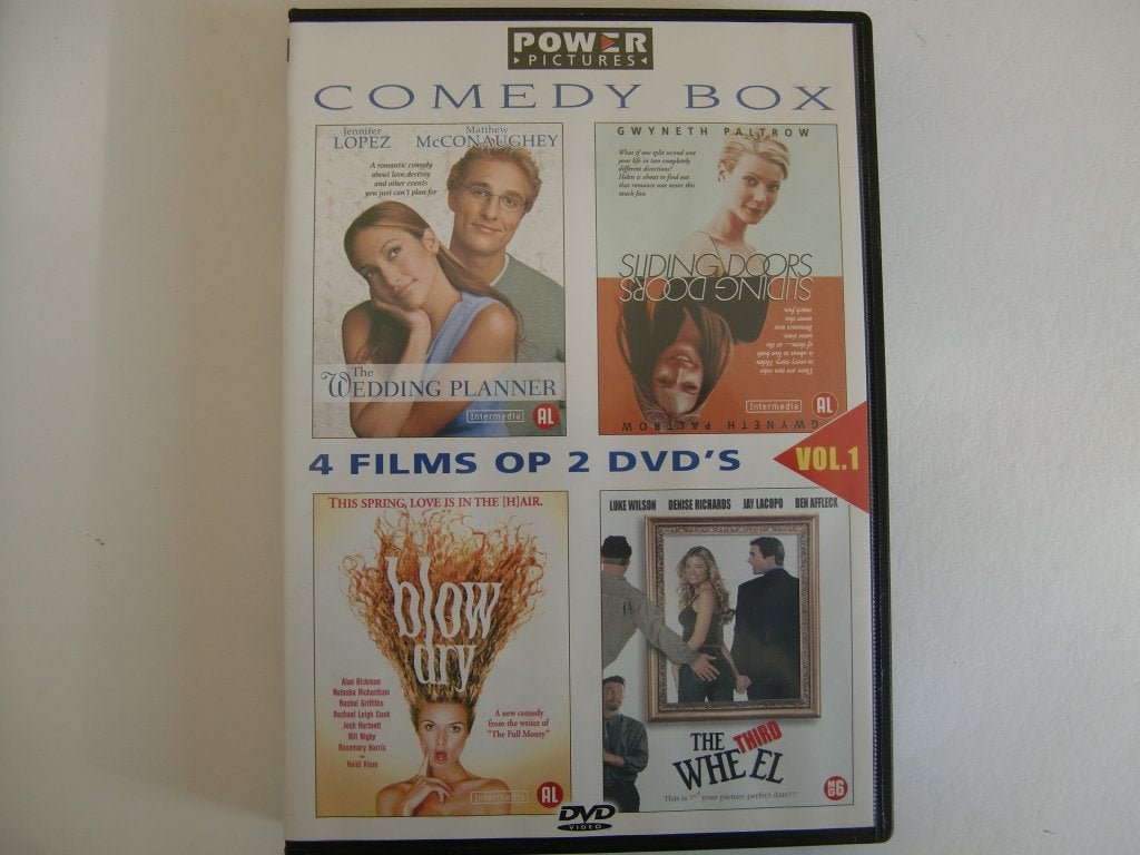 03C: Comedy box volume 1, met 4 films (2 dvd's, nieuw), Alle leeftijden, Ophalen of Verzenden, Zo goed als nieuw, Romantische komedie