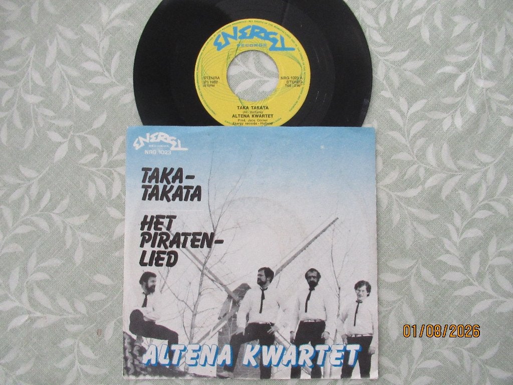 Altena Kwartet    Het Piraten Lied, Gebruikt, Originele persing, 7 inch, Ophalen of Verzenden