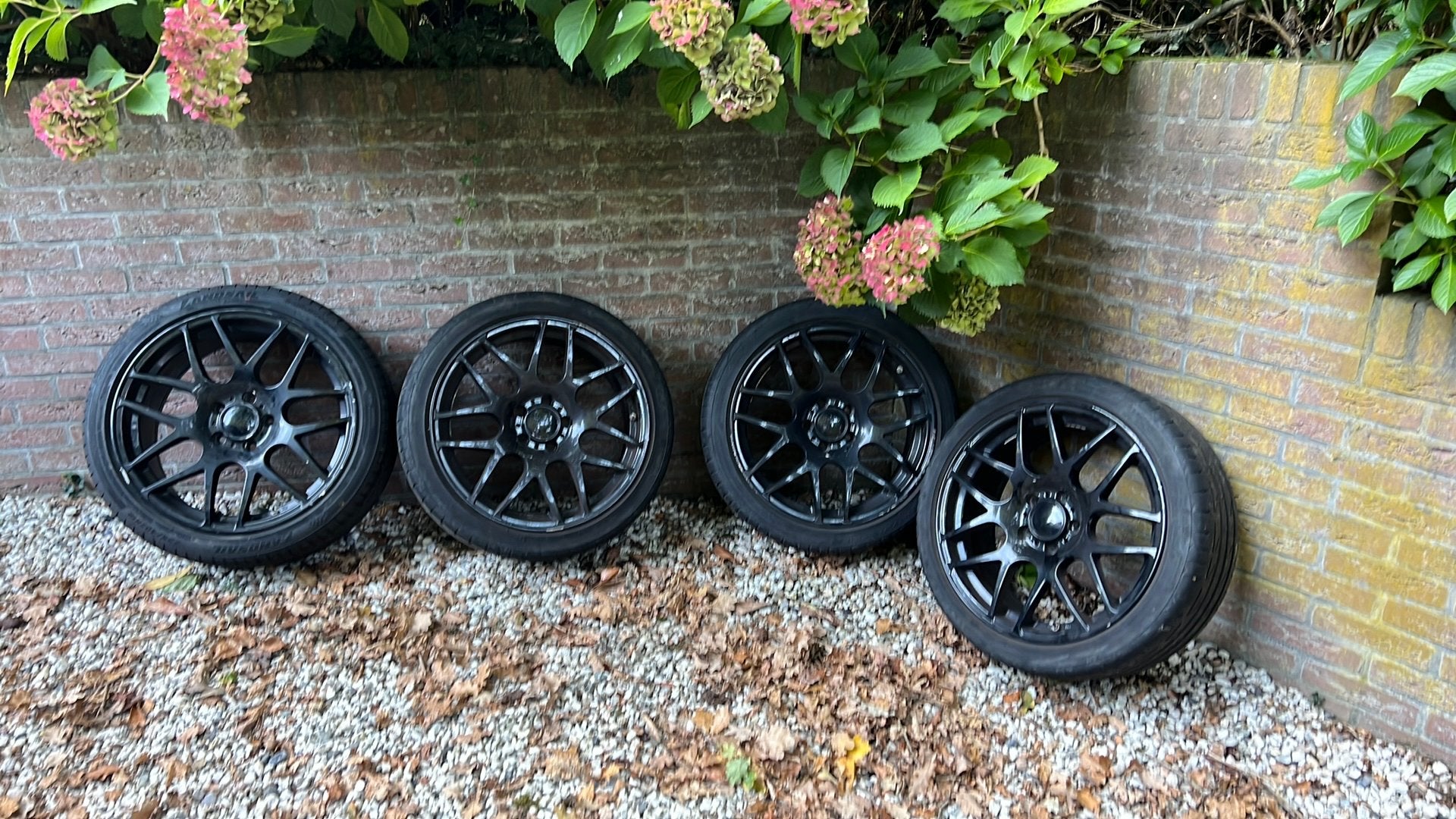 Set velgen met zomerbanden voor mini cooper, Ophalen, Gebruikt, Banden en Velgen, Personenwagen