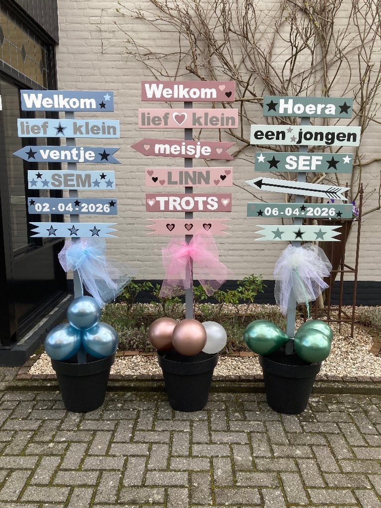 geboorte bord jongen, Ophalen of Verzenden, Nieuw