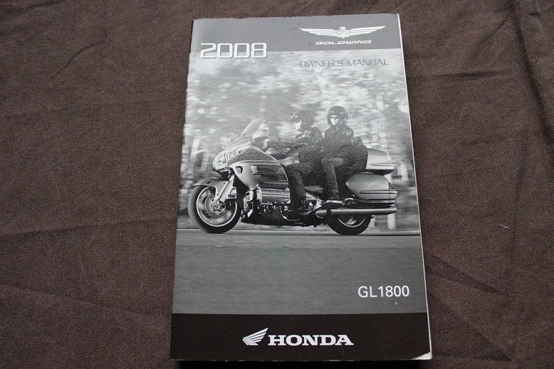 Honda GL1800 2008 Goldwing motorcycle owner's manual, Motoren, Ophalen of Verzenden, Honda