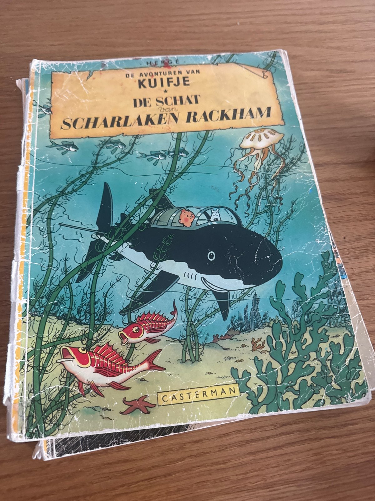 Kuifje: De Schat van Scharlaken Rackham (Casterman), Eén stripboek, Ophalen of Verzenden, Gelezen