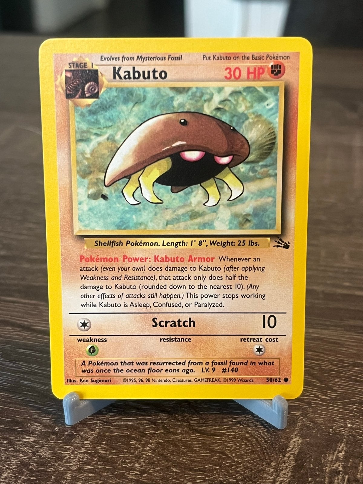 Kabuto (50/62) - Fossil - EX, Ophalen of Verzenden, Zo goed als nieuw, Losse kaart