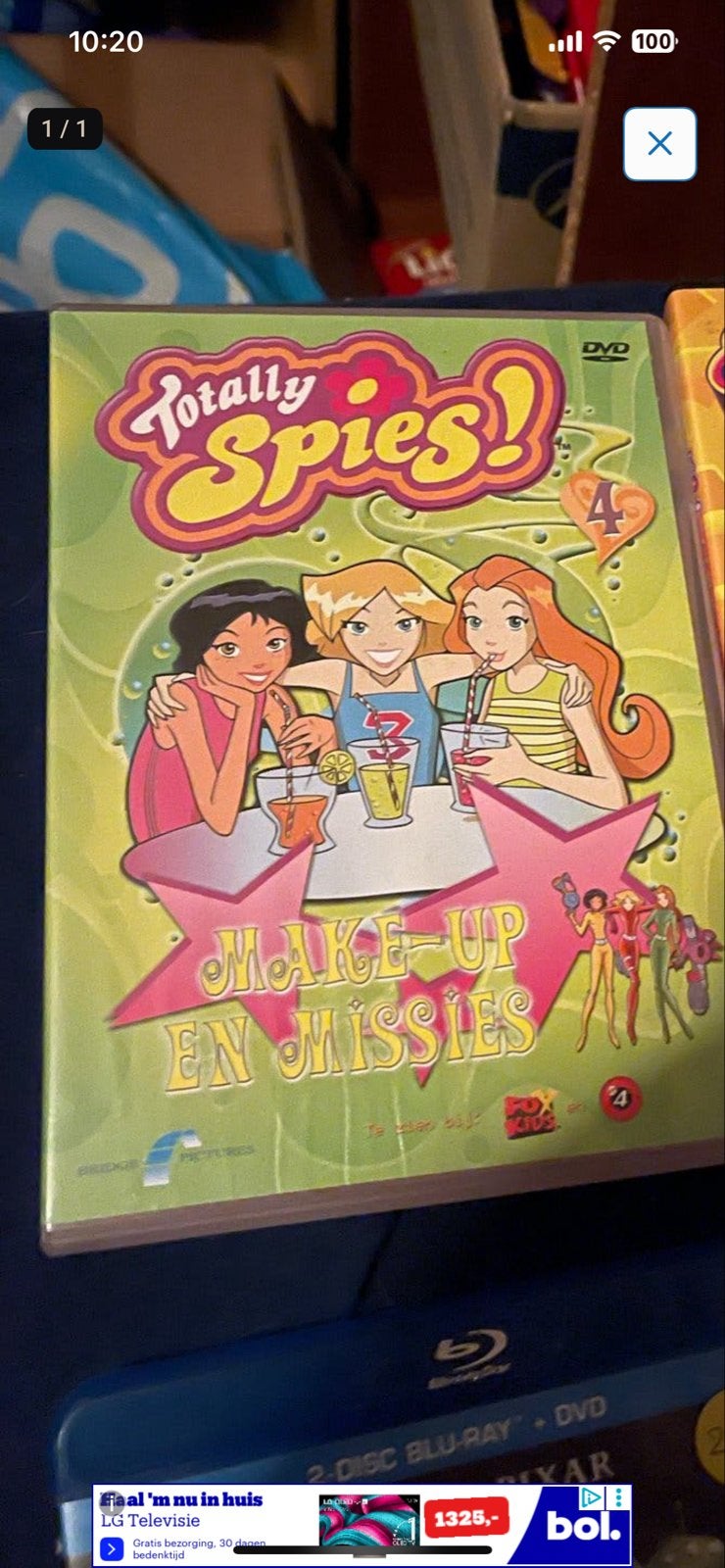 Totally Spies! Make-up en Missies DVD - Deel 4, Gebruikt, Animatie, Alle leeftijden, Tv-serie