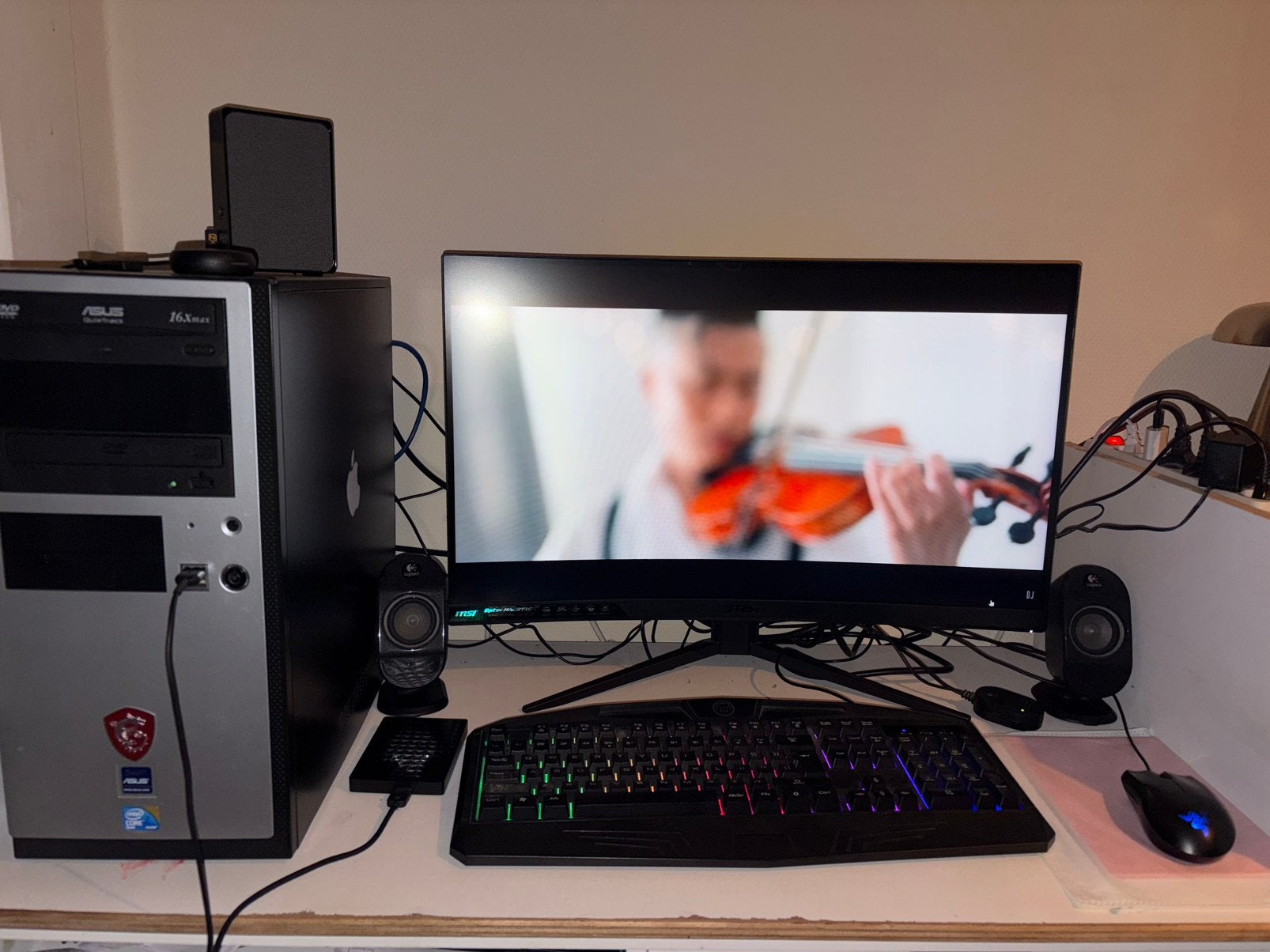 Complete Gaming PC Setup met Monitor en Toebehoren, Computers en Software, Ophalen, Gebruikt, HDD, Gaming