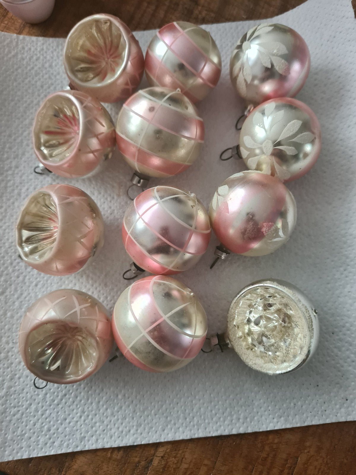 oude kerstballen  / Feathertree, Ophalen of Verzenden, Gebruikt