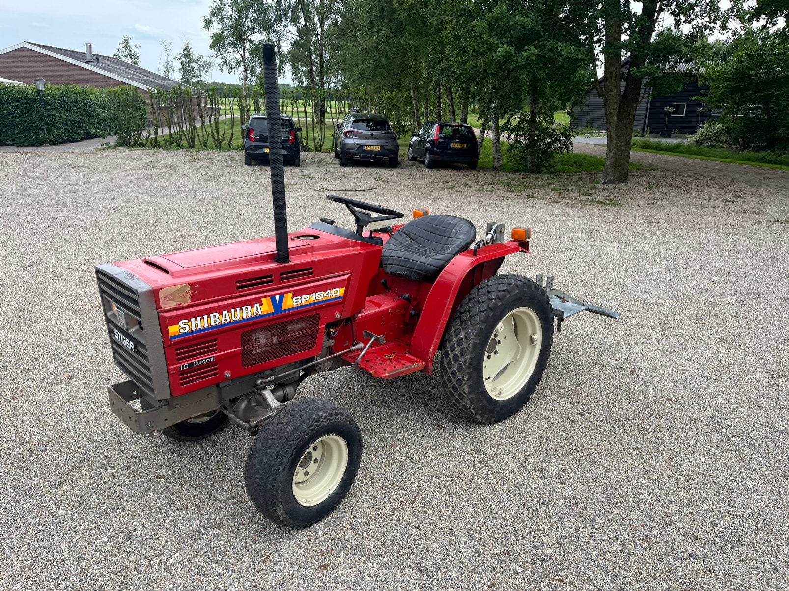 Shibaura SP1540 met manege/bakvlakker, Zakelijke goederen, Agrarisch | Tractoren, Gebruikt, Tot 2500, Tot 80 Pk, Ophalen
