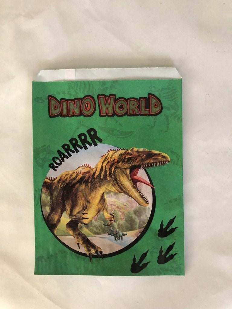 Papieren zakjes Dino World, Ophalen of Verzenden, Nieuw