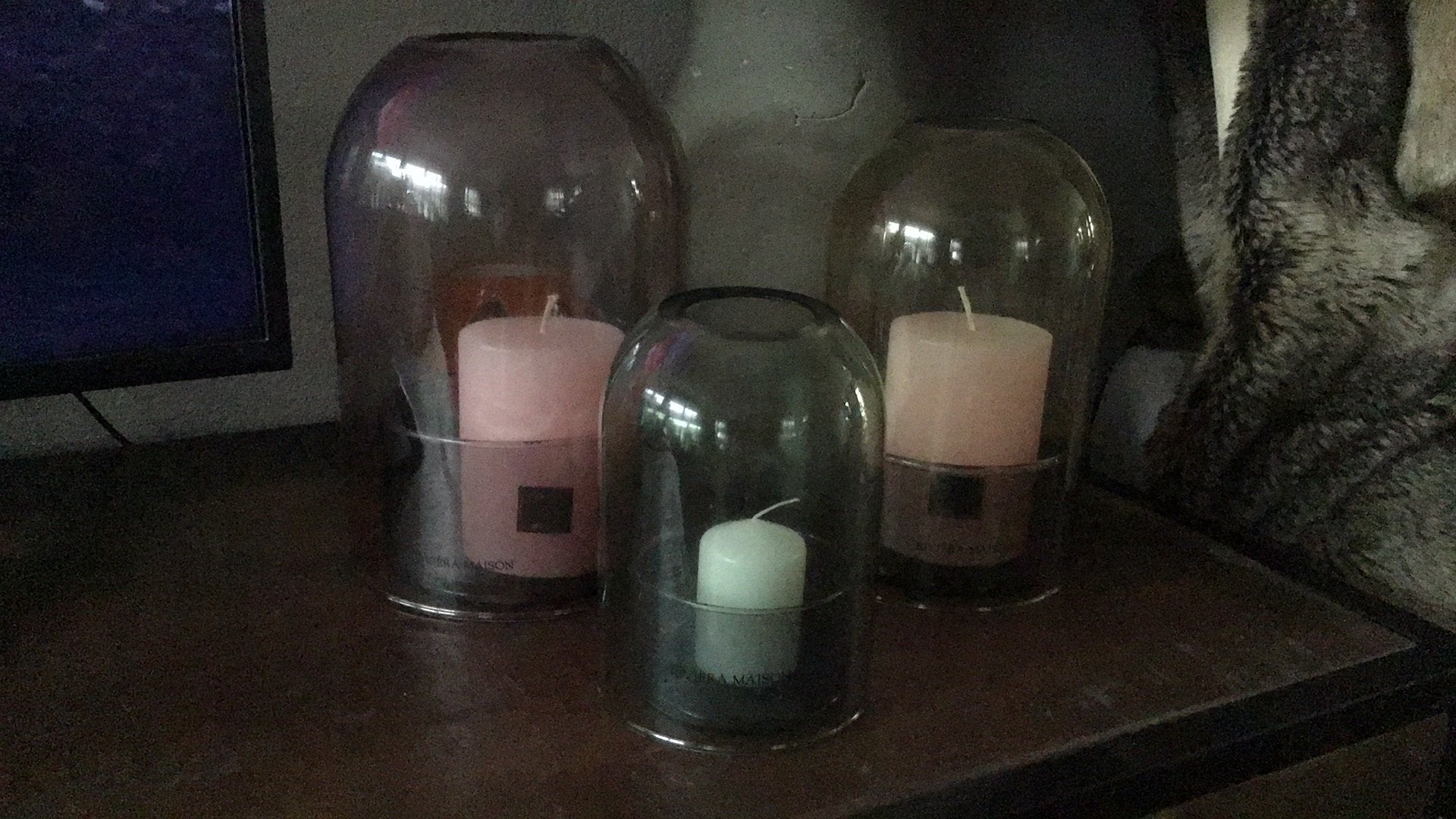 Nieuwe windlichten set van Rivièra Maison incl RM kaarsen, Glas, Ophalen, Nieuw