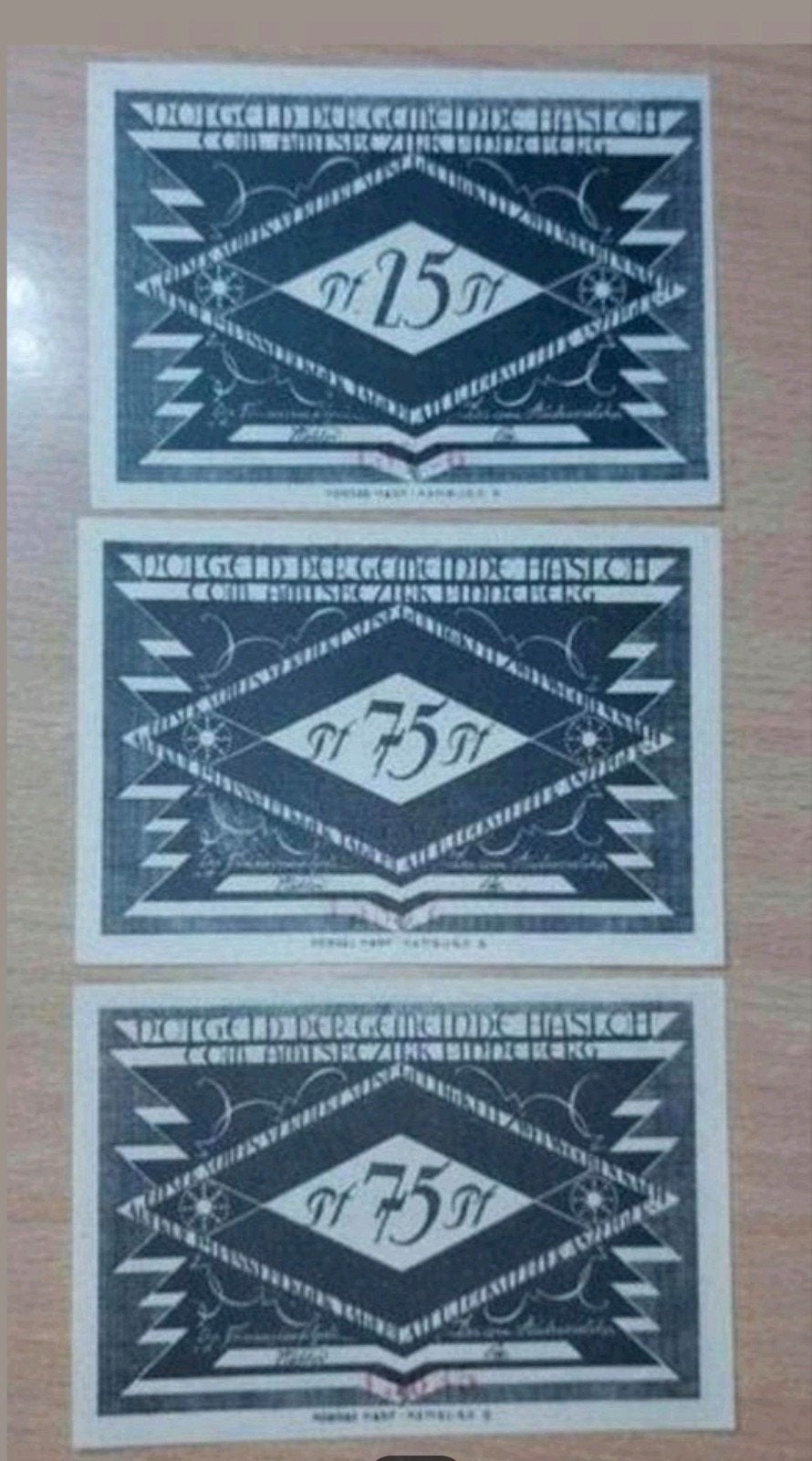 Duits Notgeld Hasloh Noodgeld, Postzegels en Munten, Ophalen of Verzenden, Duitsland