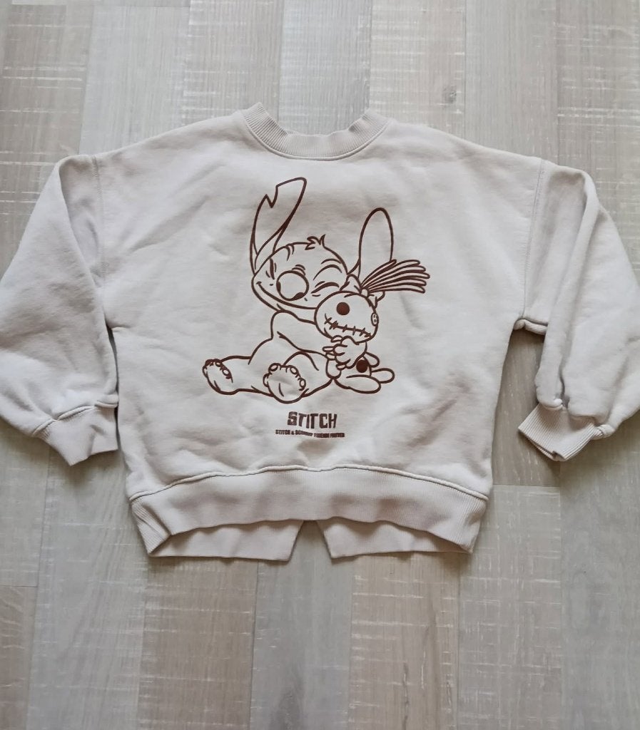 Sweater / trui Stitch maat 128 - 130 Zara, Kinderen en Baby's, Kinderkleding | Maat 128, Gebruikt, Meisje, Trui of Vest, Ophalen of Verzenden