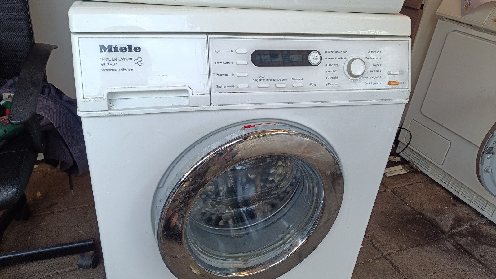 Miele wasmachine te koop!!!, 6 tot 8 kg, Ophalen, 1200 tot 1600 toeren, 85 tot 90 cm
