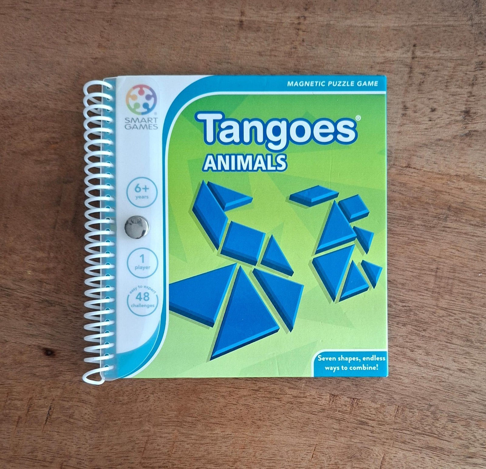 SmartGames Tangoes Animals Magnetisch Puzzelspel, Ophalen of Verzenden, Minder dan 500 stukjes, Zo goed als nieuw, Rubik's of 3D-puzzel