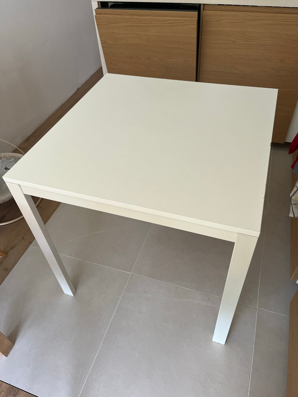 Melltorp ikea tafel 75x75, Huis en Inrichting, Tafels | Eettafels, Ophalen, 50 tot 100 cm, Vierkant, Tot twee personen