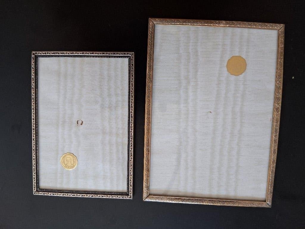 Jyden fotolijstjes bol glas *eureka*, Antiek en Kunst, Ophalen of Verzenden