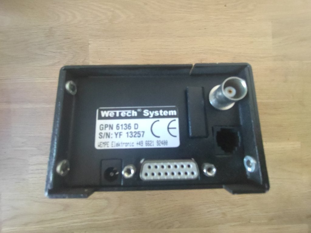 WeTech GPN 6136 D Lader, Telecommunicatie, Portofoons en Walkie-talkies, Ophalen of Verzenden, Gebruikt, Toebehoren