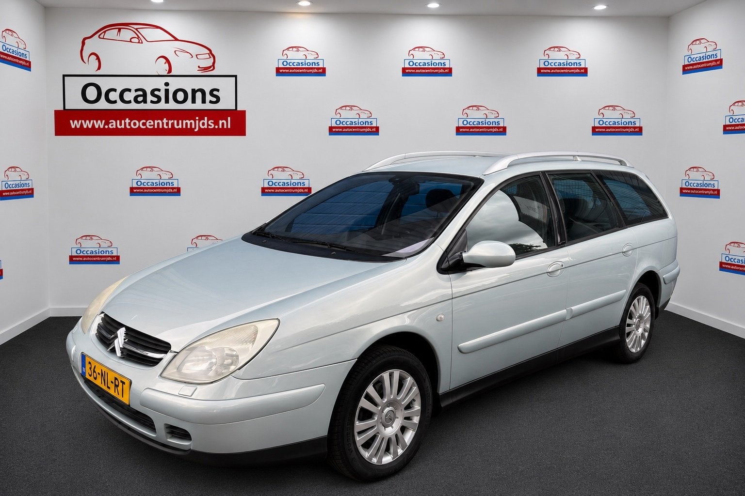 Citroen C5 Break 2.0-16V Exclusive. Airco Automaat !, Auto's, Citroën, 1349 kg, Gebruikt, 4 cilinders, Grijs