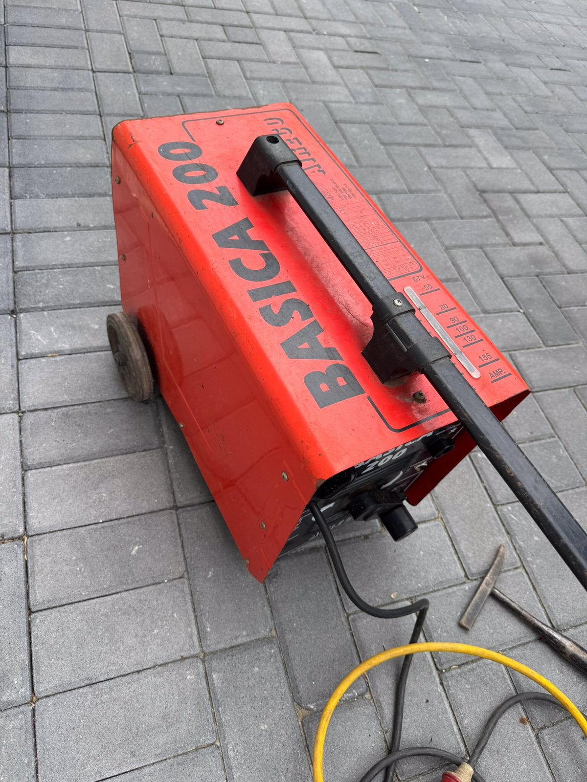 Lasapparaat 380V / 230V. - 300 Amp., Ophalen, Gebruikt, 150 tot 250 ampère, Elektroden
