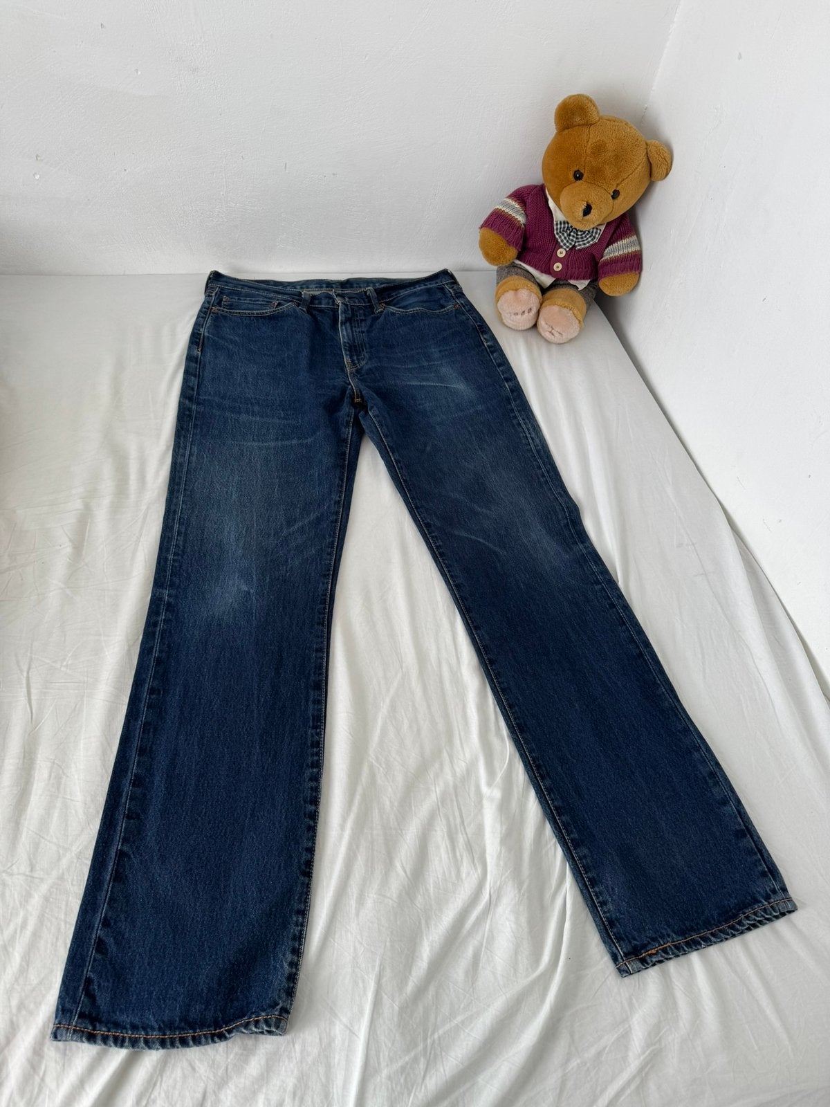 Vintage Levi’s jeans, Ophalen of Verzenden, Zo goed als nieuw, Blauw, W36 - W38 (confectie 52/54)