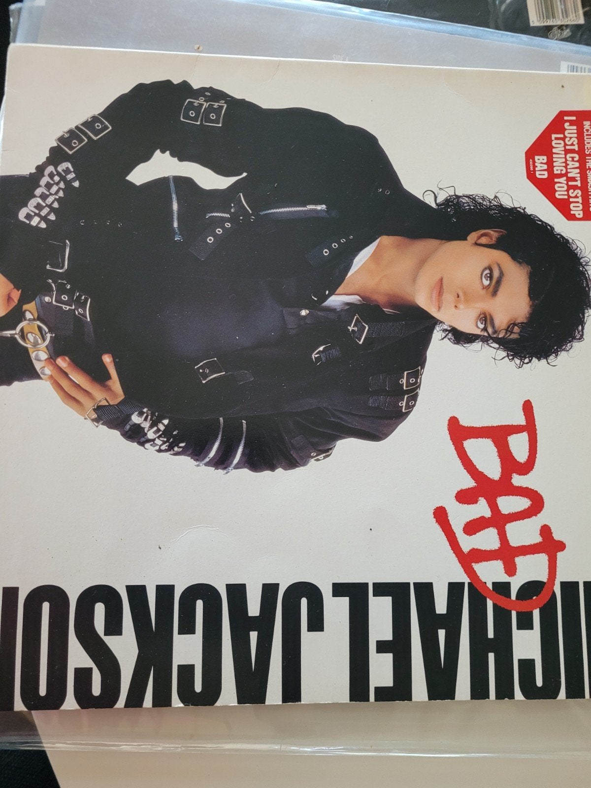 Michael Jackson - Bad LP (1987) originele uitgave, LP, Gebruikt, Pop, 12 inch