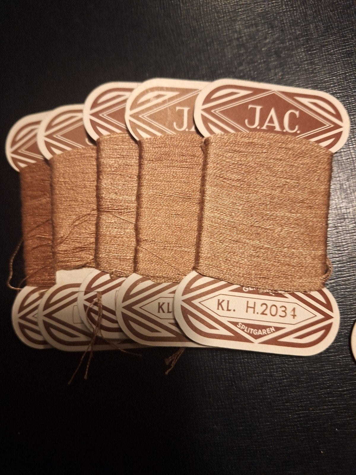 Vintage JAC Splitgaren - Kousen stoppen '40s, Ophalen of Verzenden, Overige typen