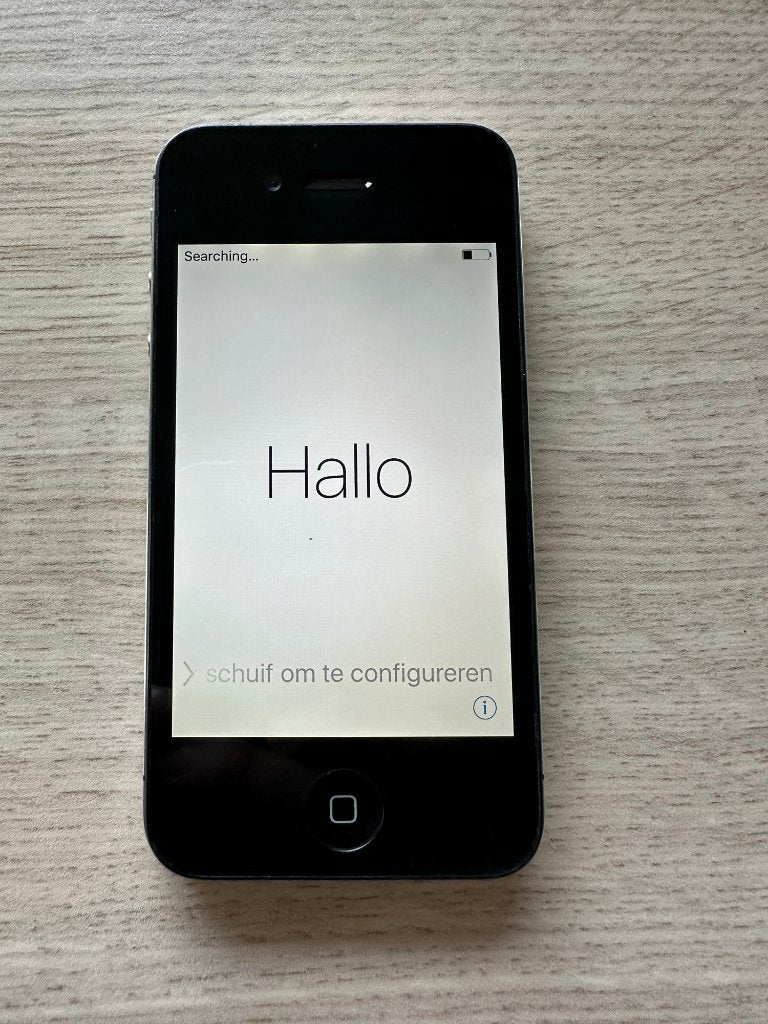iPhone 4S 16GB zwart A1387, werkt, krassen achterkant, Telecommunicatie, Gebruikt, 16 GB, Zwart, Ophalen of Verzenden