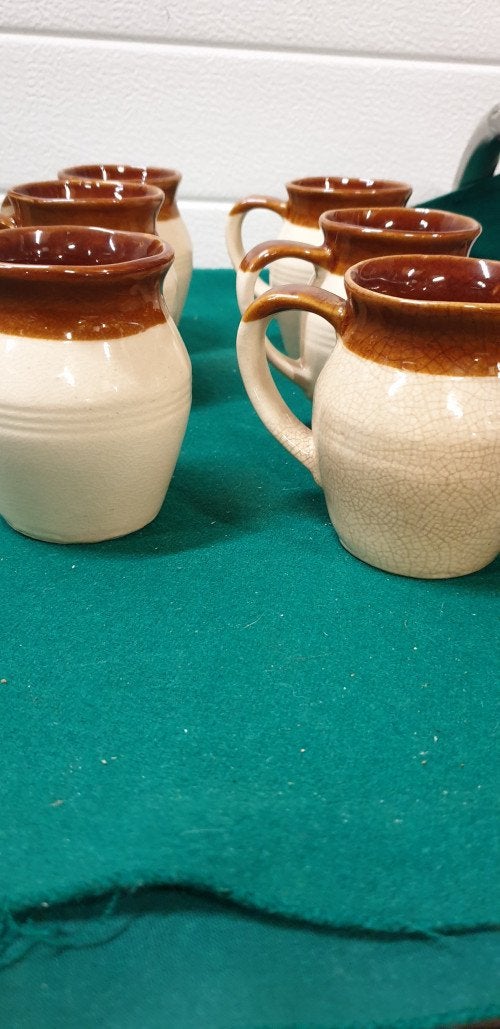 -	Pitcher stoneware set, chesterfield steengoed, Ophalen of Verzenden, 'T Olde Gre-j, Info@toldegrej.nl, Endepoelstraat 20f Didam
