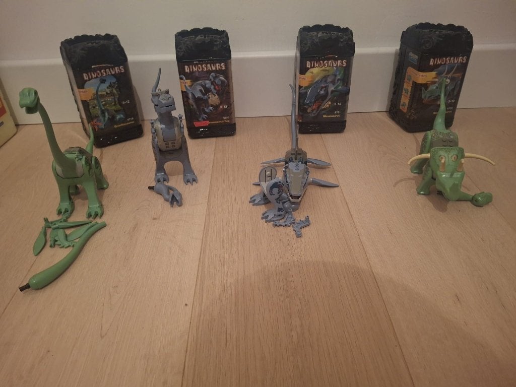 LEGO Dinosaurs 2001 – Complete Set + Extra 7001, Bionicle, Inclusief accessoires, Lego, Ophalen of Verzenden