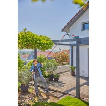 Gardena telescoopwatersteel + extra steel + borstel, Ophalen, Zo goed als nieuw