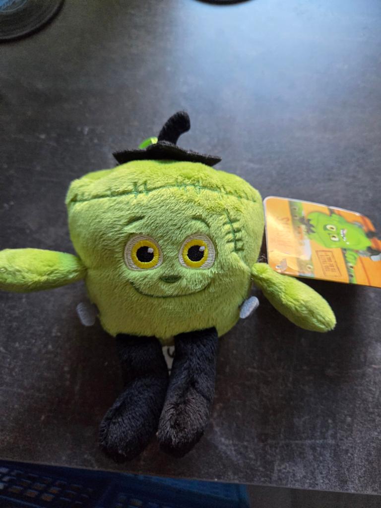 Misfits Frankenstein knuffel - Halloween pompoen, Groen, Verzenden, Overige typen, Nieuw