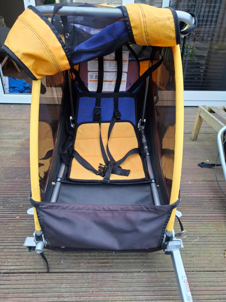 Burley Bee Fietkar met spulletjes, Ophalen, Gebruikt, Burley, Minder dan 20 kg