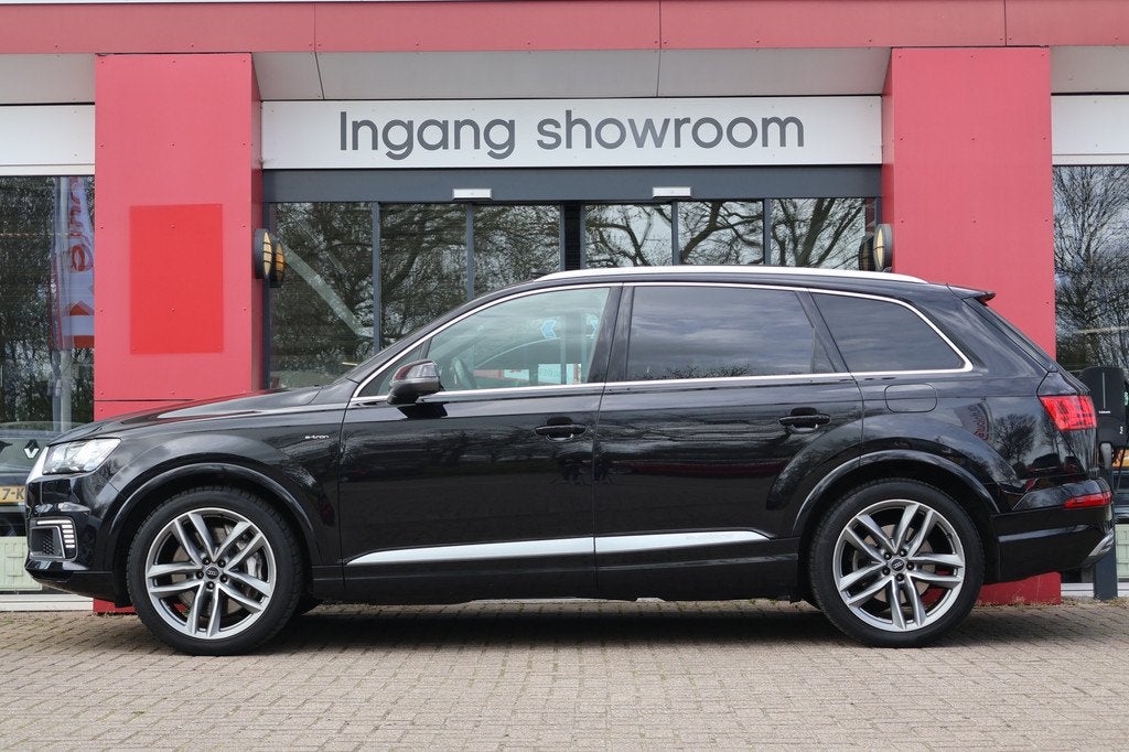 Audi Q7 3.0 TDI E-tron Quattro Sport | Origineel NL | S-Line, Auto's, Audi, Automaat, Gebruikt, 2420 kg, Zwart