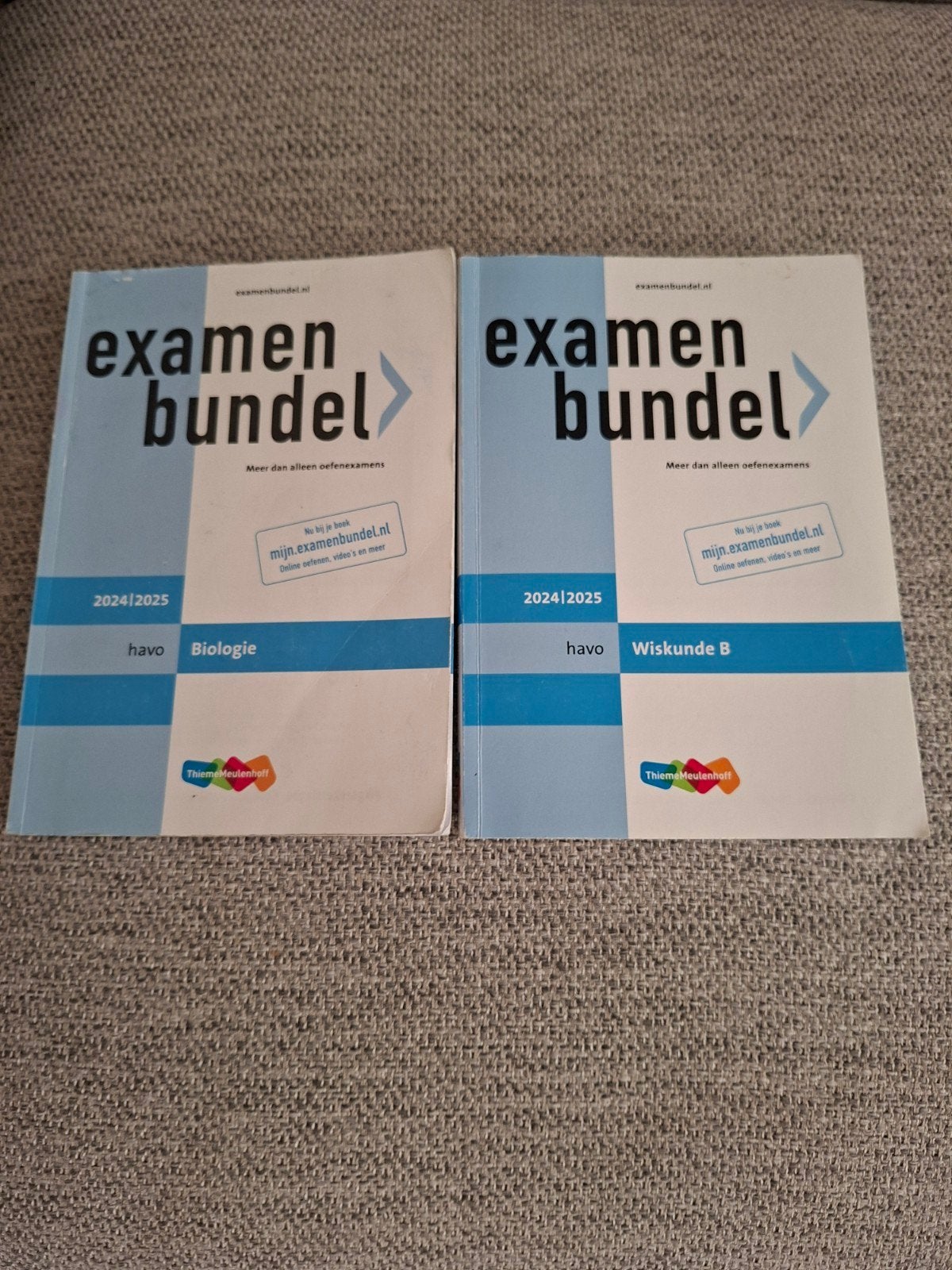 Examenbundel HAVO Wiskunde B en Biologie 2024/2025, Boeken, Ophalen of Verzenden, Zo goed als nieuw, HAVO, Biologie