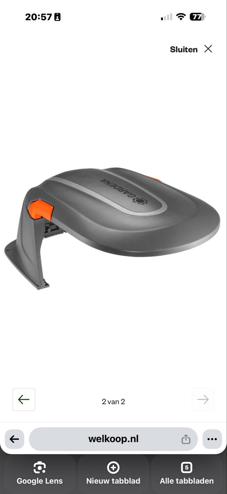Gardena Robotmaaier Garage - Bescherming voor uw robotmaaier, Ophalen of Verzenden, Nieuw, Minder dan 30 cm