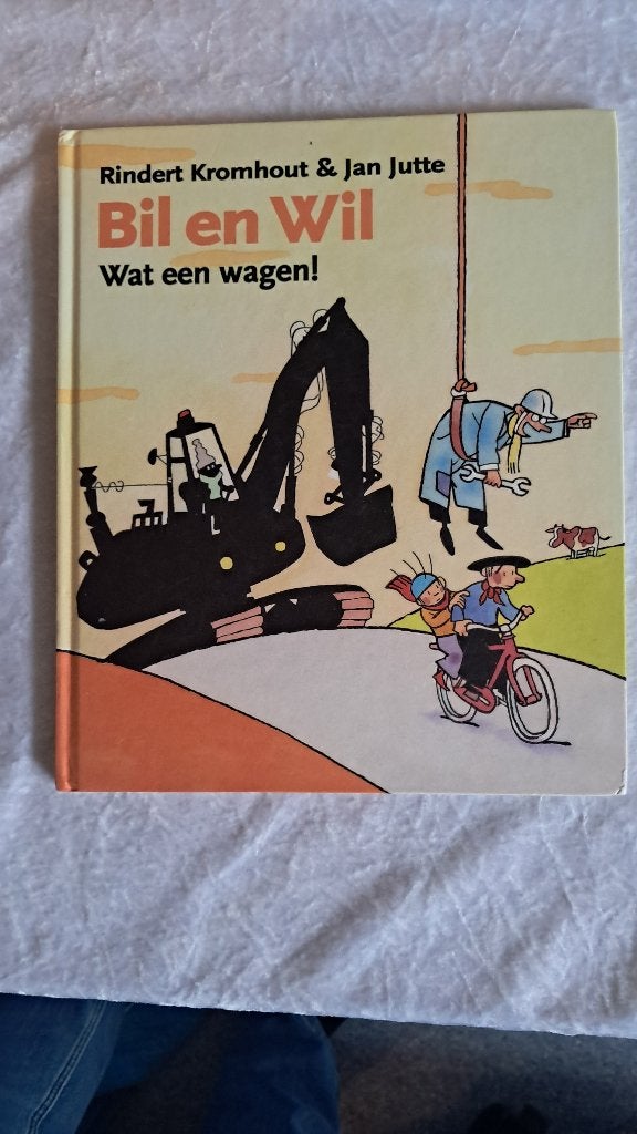 zgan. Kindr/prentenboek: Bil en Wil Wat een wagen!, kromhout, Ophalen of Verzenden, Zo goed als nieuw, Fictie algemeen, Voorleesboek