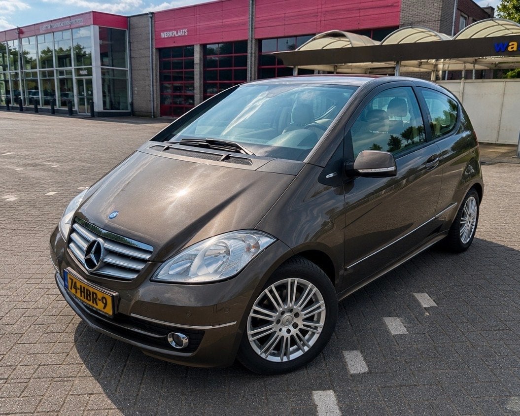 Geen standaard Mercedes A200 Turbo!, Auto's, Mercedes-Benz, 4 cilinders, Bruin, 1210 kg, Origineel Nederlands