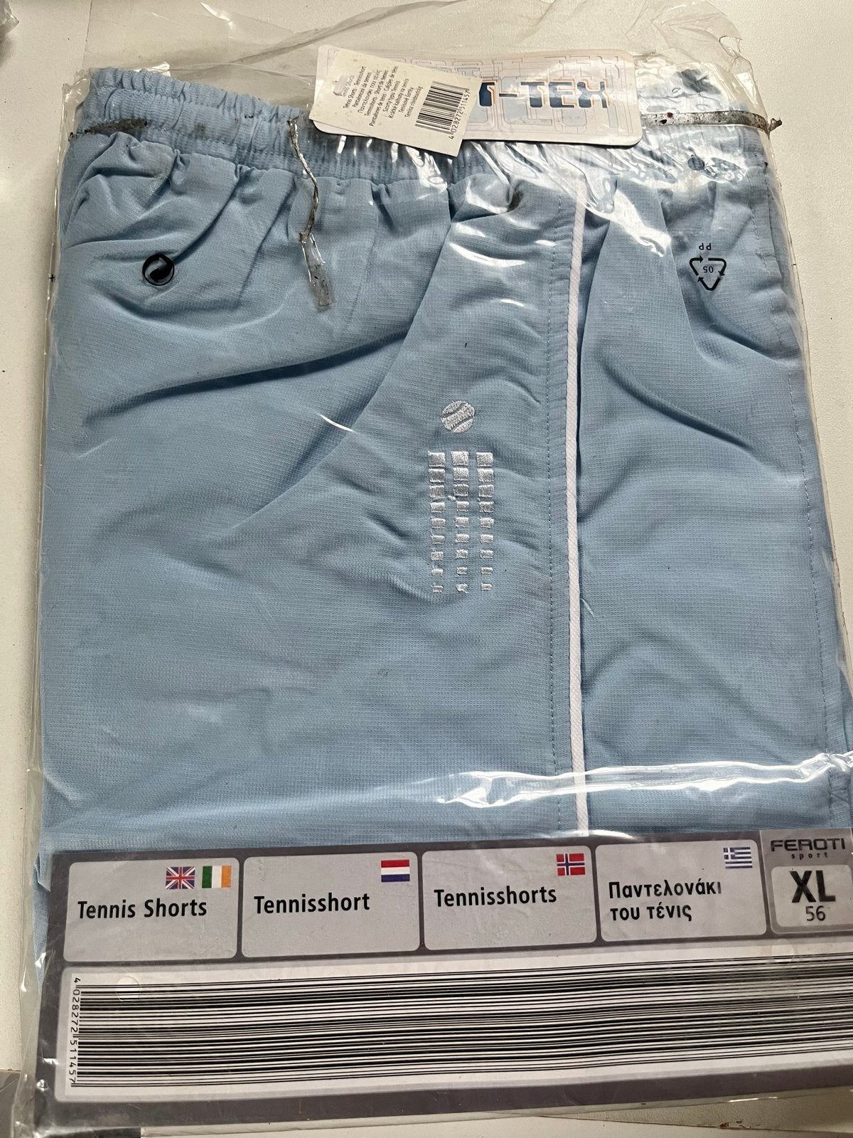 Feroti Sport Tennis Shorts - Maat XL (56), Blauw, Overige typen, Ophalen of Verzenden, Maat 56/58 (XL)