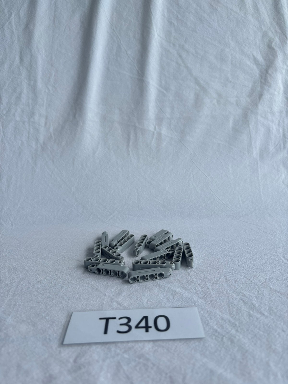 Lego Technic stuur arm lichtgrijs met kop - 16st - T340, Lego, Lego, Lego, Ophalen of Verzenden