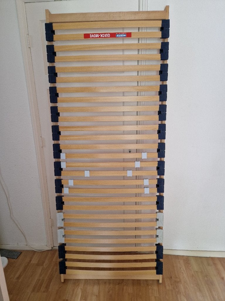 lattenbodem, Ophalen, Eenpersoons, Zo goed als nieuw, 80 cm