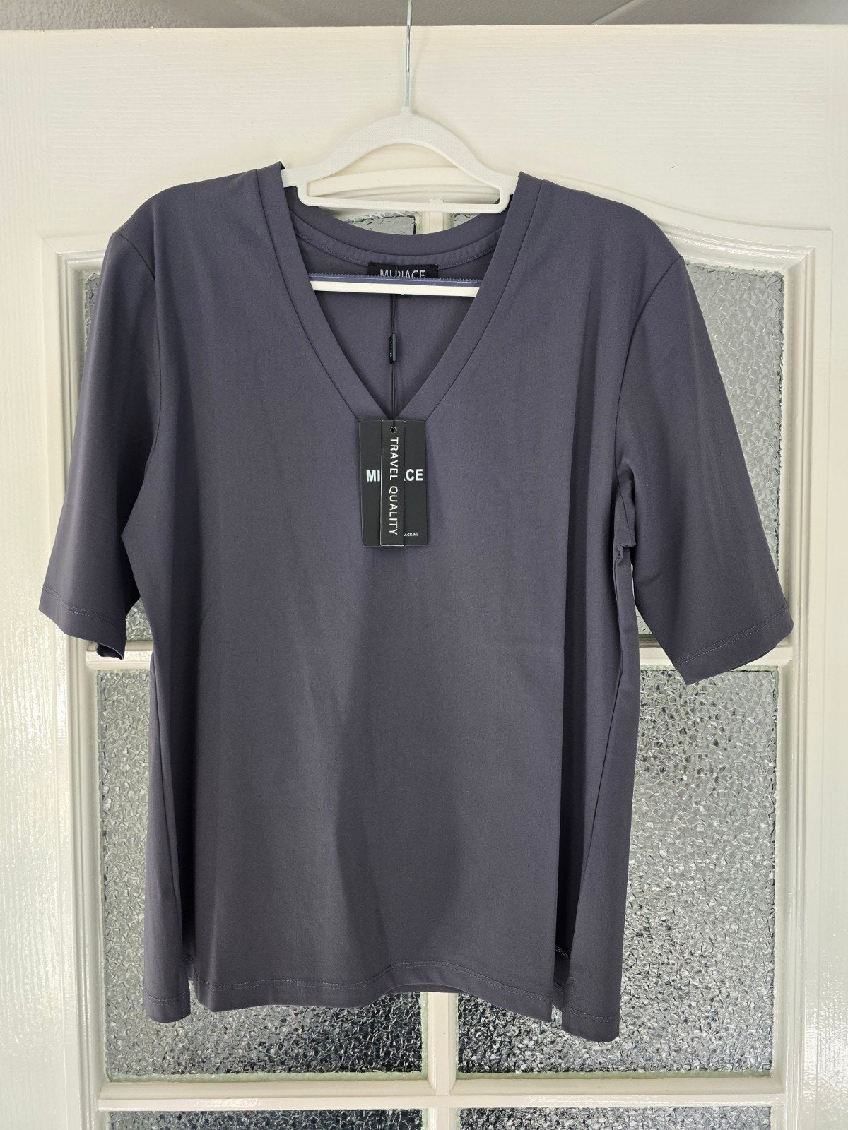 nieuw mi piace dark grey travel L, Ophalen of Verzenden, Nieuw, Grijs, Lange mouw